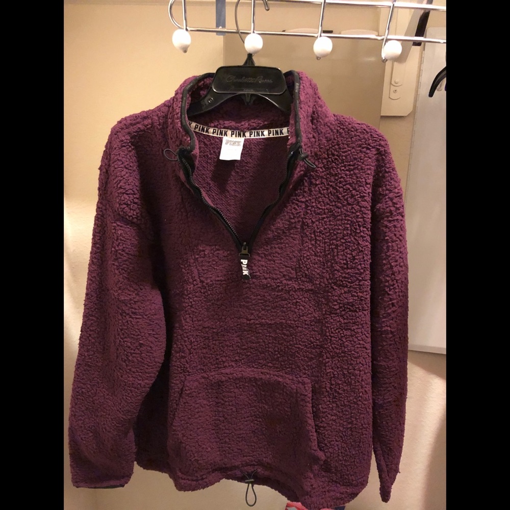 Victoria’s Secret PINK Sherpa Quarter-ZIP